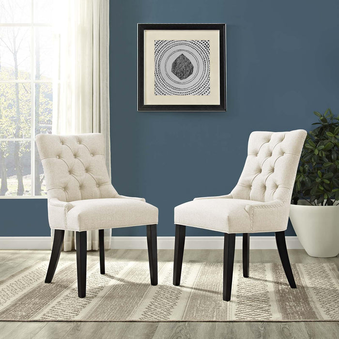 Regent Dining Side Chair Fabric Set of 2