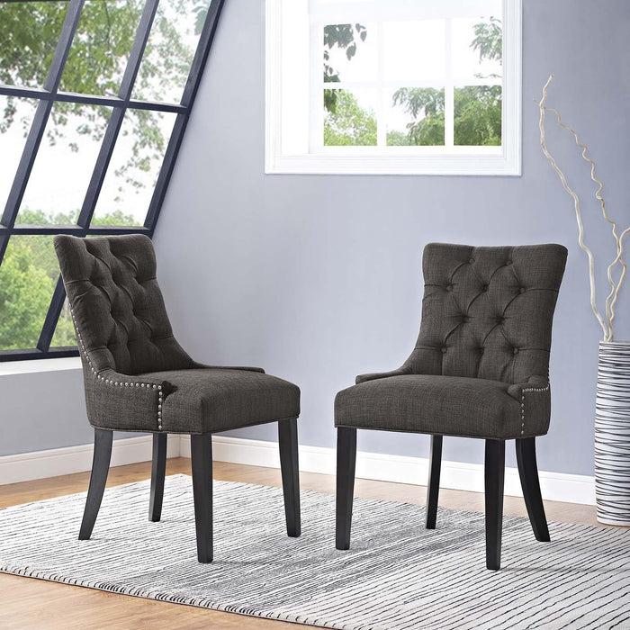 Regent Dining Side Chair Fabric Set of 2