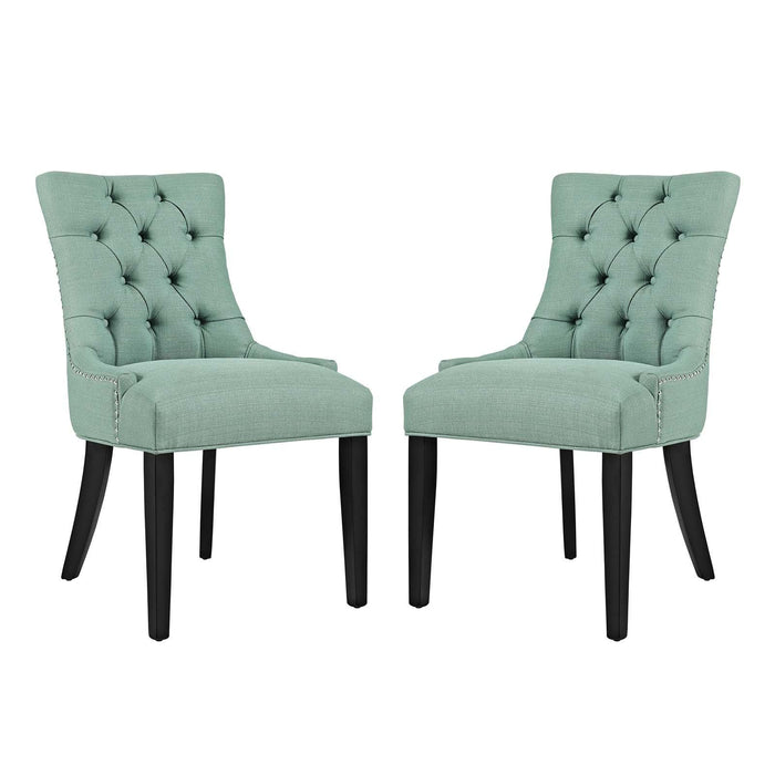 Regent Dining Side Chair Fabric Set of 2