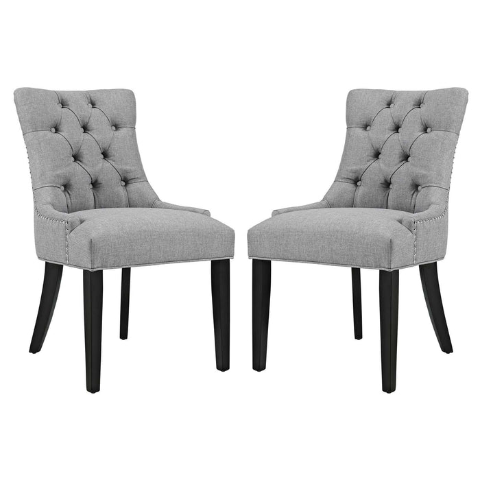 Regent Dining Side Chair Fabric Set of 2