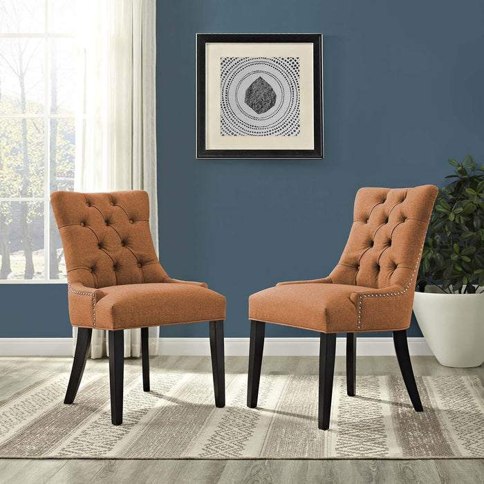 Regent Dining Side Chair Fabric Set of 2