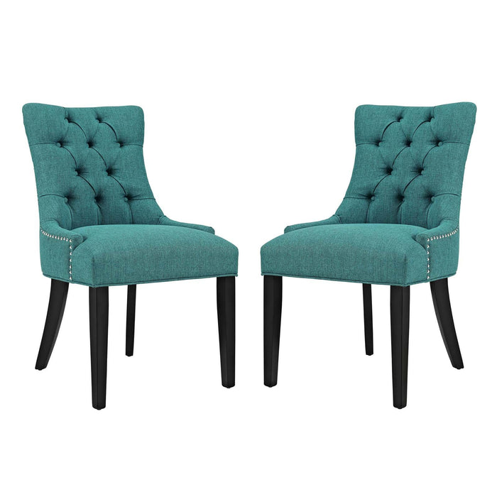 Regent Dining Side Chair Fabric Set of 2