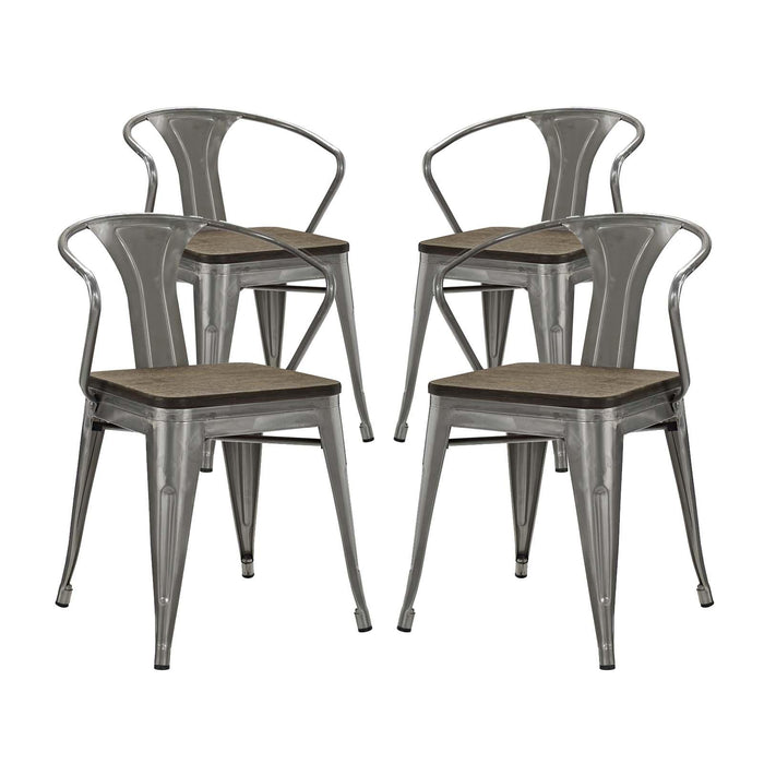 Promenade Bamboo Dining Chair Set of 4 image