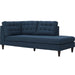 empress-2-piece-upholstered-fabric-right-facing-bumper-sectional