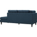 empress-2-piece-upholstered-fabric-right-facing-bumper-sectional