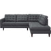 empress-2-piece-upholstered-fabric-right-facing-bumper-sectional