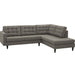 empress-2-piece-upholstered-fabric-right-facing-bumper-sectional