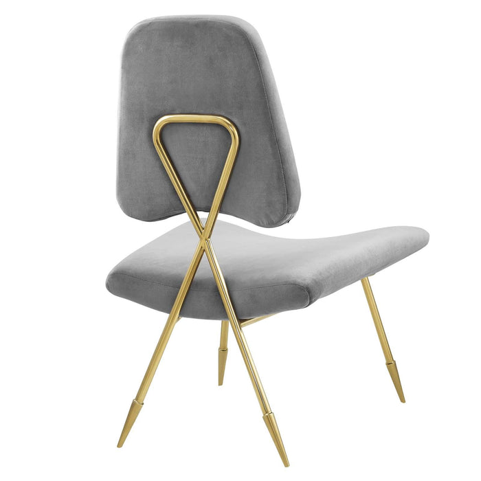 Ponder Performance Velvet Lounge Chair