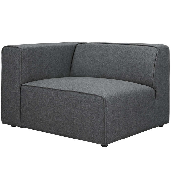 Mingle 5 Piece Upholstered Fabric Sectional Sofa Set