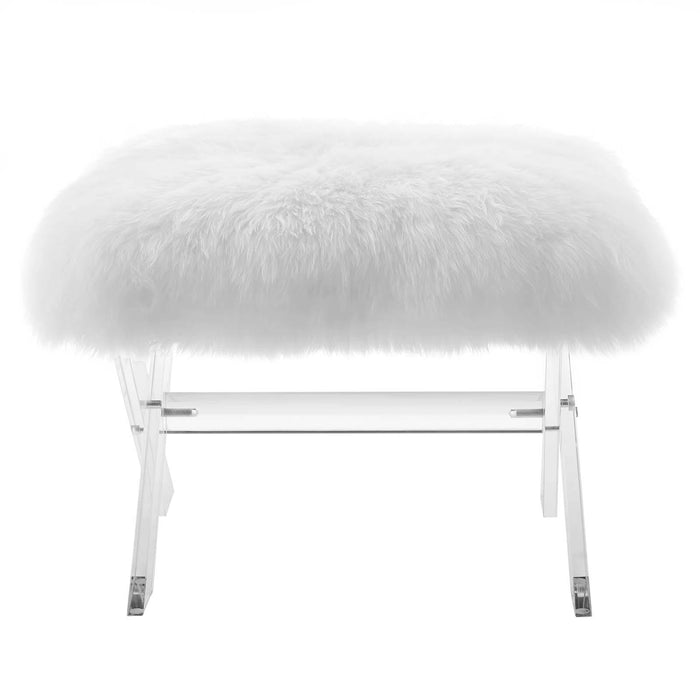 Swift Sheepskin Bench