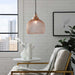 glimmer-half-sphere-rose-gold-pendant-light