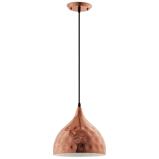 dimple-11-bell-shaped-rose-gold-pendant-light