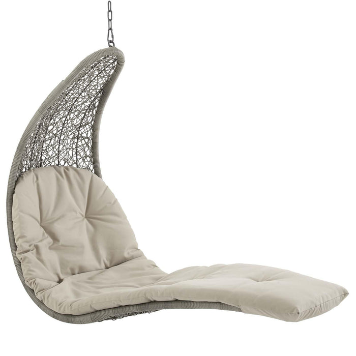 Landscape Hanging Chaise Lounge Outdoor Patio Swing Chair