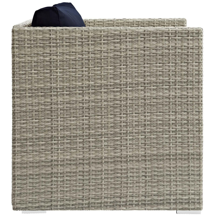 Repose Sunbrella� Fabric Outdoor Patio Armchair