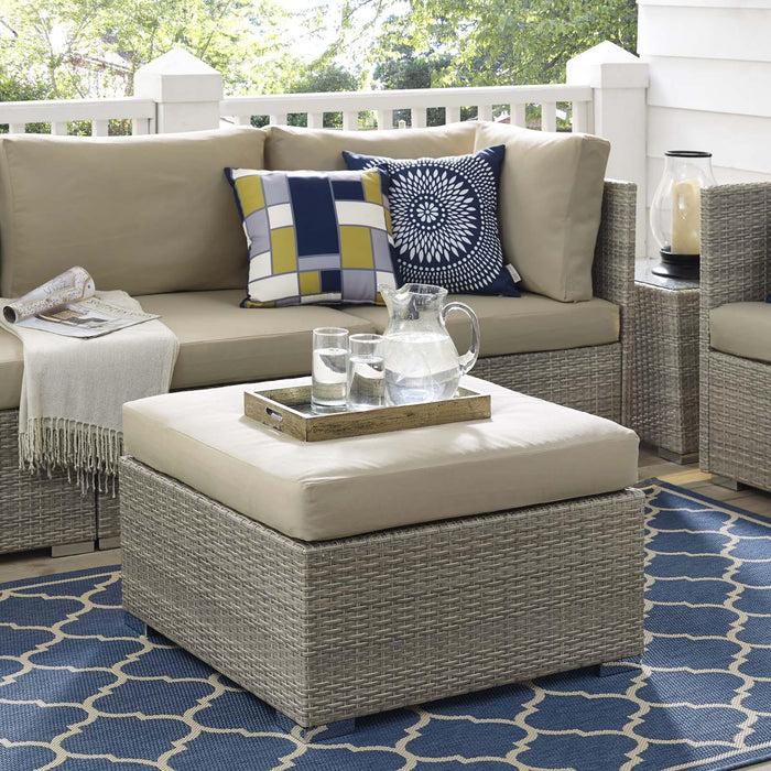 Repose Sunbrella� Fabric Outdoor Patio Ottoman