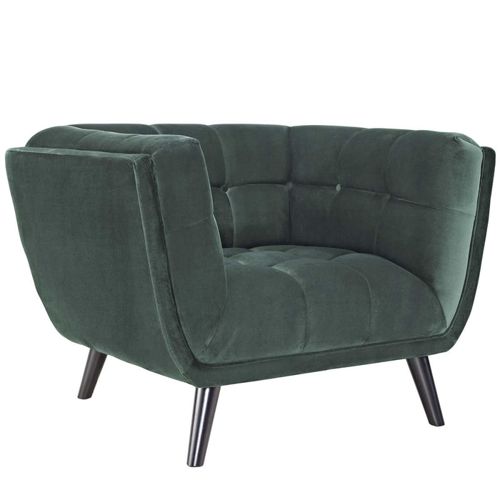 Bestow 2 Piece Performance Velvet Loveseat and Armchair Set