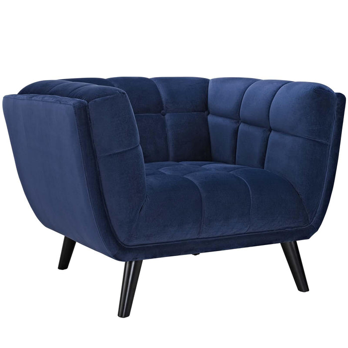 Bestow 2 Piece Performance Velvet Loveseat and Armchair Set