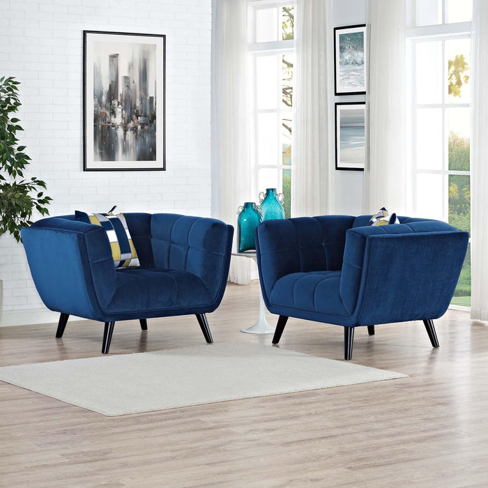 Bestow 2 Piece Performance Velvet Armchair Set