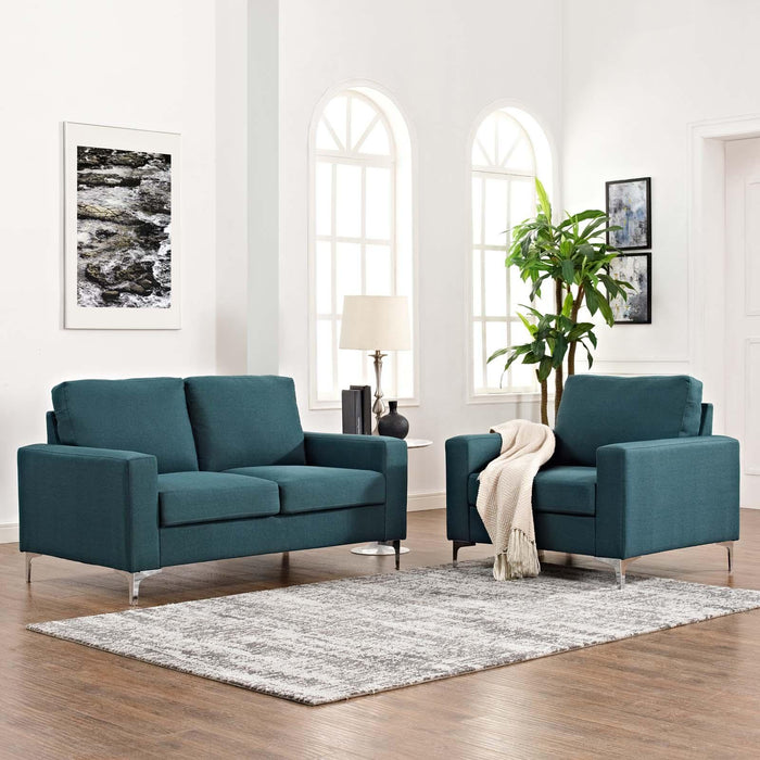 Allure 2 Piece Sofa and Armchair Set