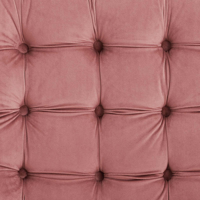 Suggest Button Tufted Performance Velvet Lounge Chair