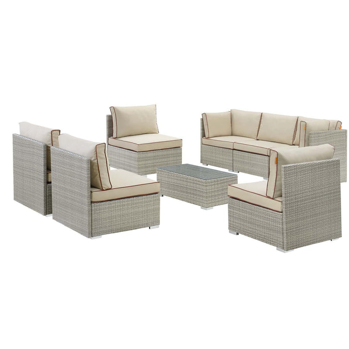 Repose 8 Piece Outdoor Patio Sectional Set