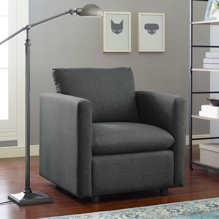 Activate Upholstered Fabric Armchair