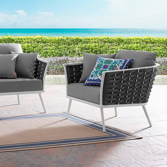 Stance Outdoor Patio Aluminum Armchair