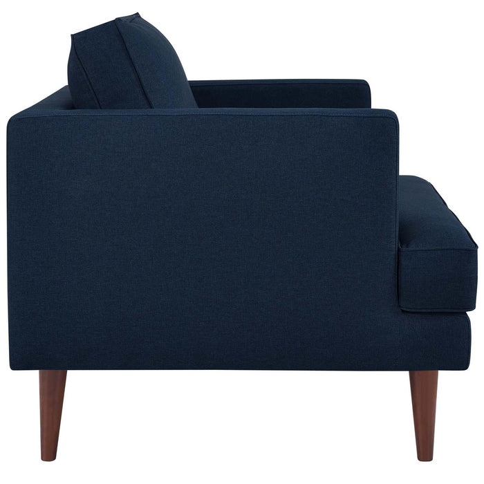 Agile Upholstered Fabric Armchair