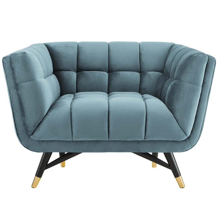 Adept Performance Velvet Armchair