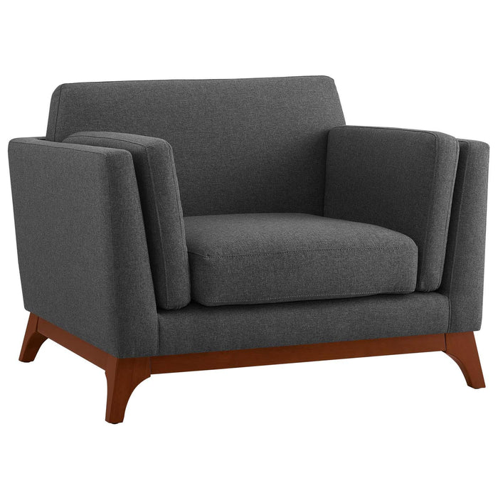 Chance Upholstered Fabric Armchair