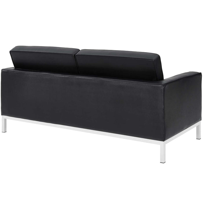 Loft Leather Loveseat