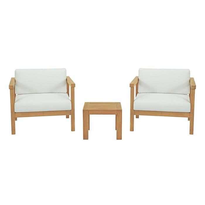 Bayport 3 Piece Outdoor Patio Teak Set image