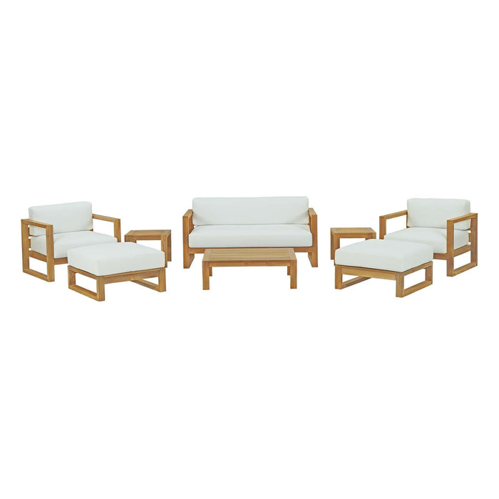 Upland 8 Piece Outdoor Patio Teak Set image