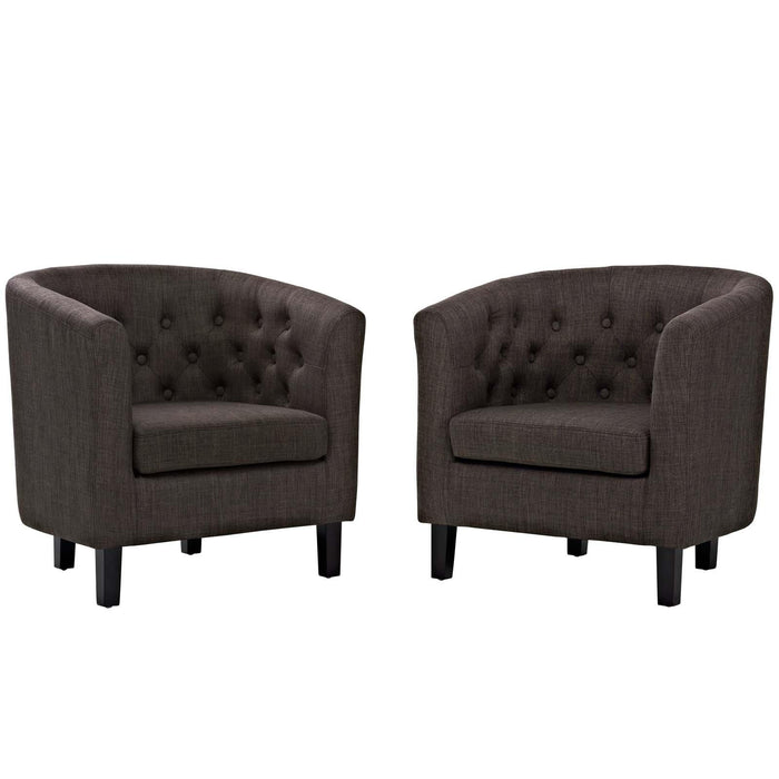 Prospect 2 Piece Upholstered Fabric Armchair Set