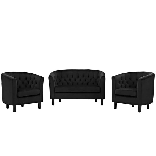 prospect-3-piece-performance-velvet-loveseat-and-armchair-set