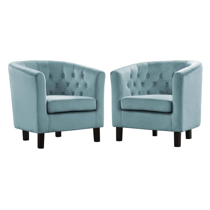 Prospect 2 Piece Performance Velvet Armchair Set