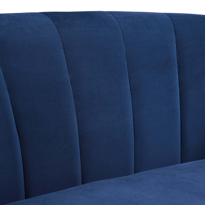 Prospect Channel Tufted Performance Velvet Armchair