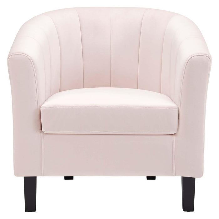 Prospect Channel Tufted Performance Velvet Armchair