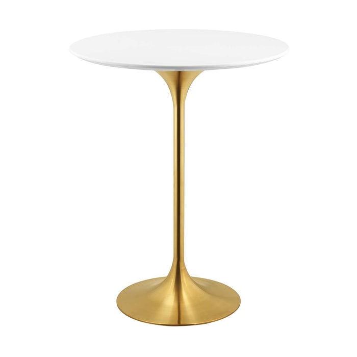 Lippa 28" Wood Top Bar Table image