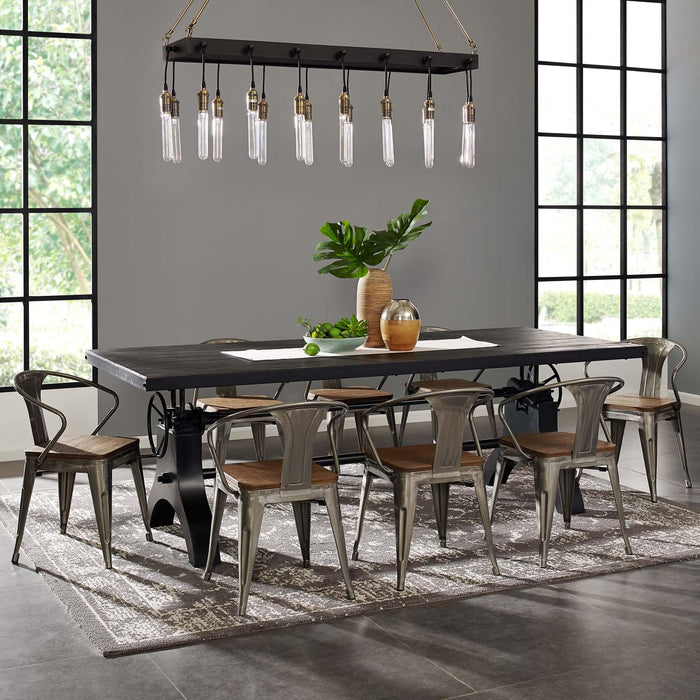 Demarcate Modern Farmhouse Pendant Chandelier