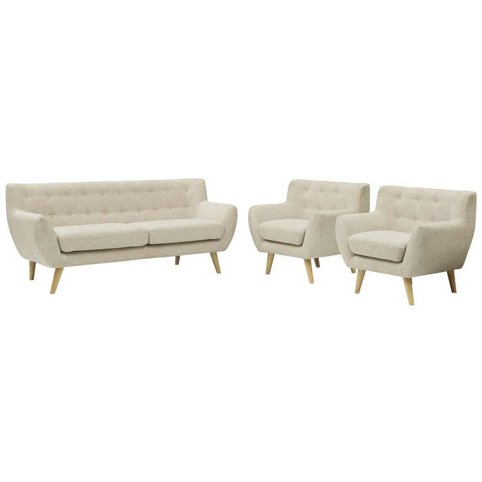 Remark 3 Piece Living Room Set