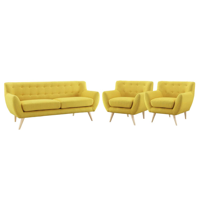 Remark 3 Piece Living Room Set