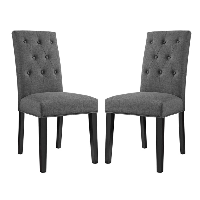 Confer Dining Side Chair Fabric Set of 2