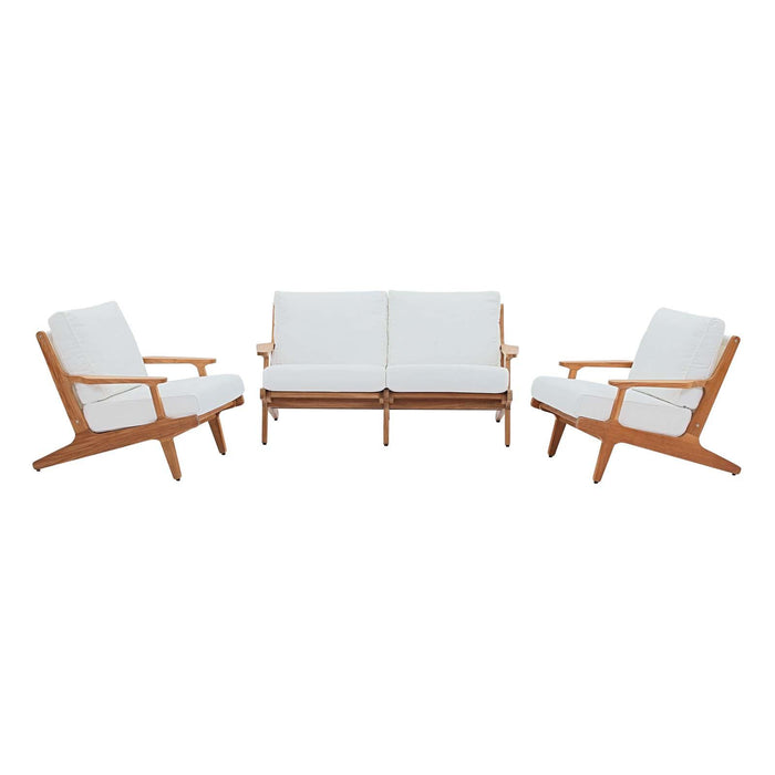 Saratoga 3 Piece Outdoor Patio Teak Set