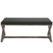 province-vintage-french-x-brace-upholstered-fabric-bench