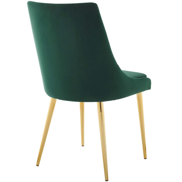 Viscount Modern Accent Performance Velvet Dining Chair