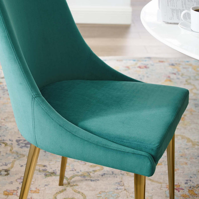 Viscount Modern Accent Performance Velvet Dining Chair