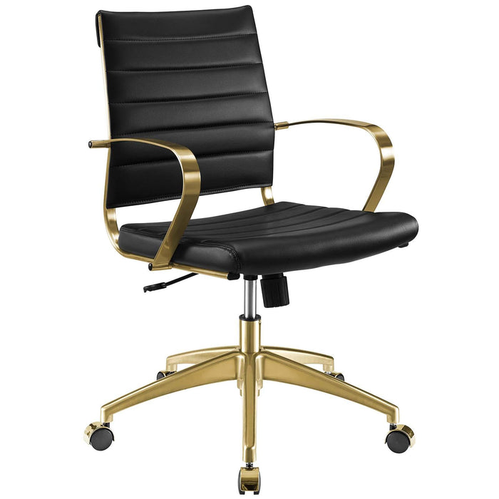 Jive Gold Stainless Steel Midback Office Chair image