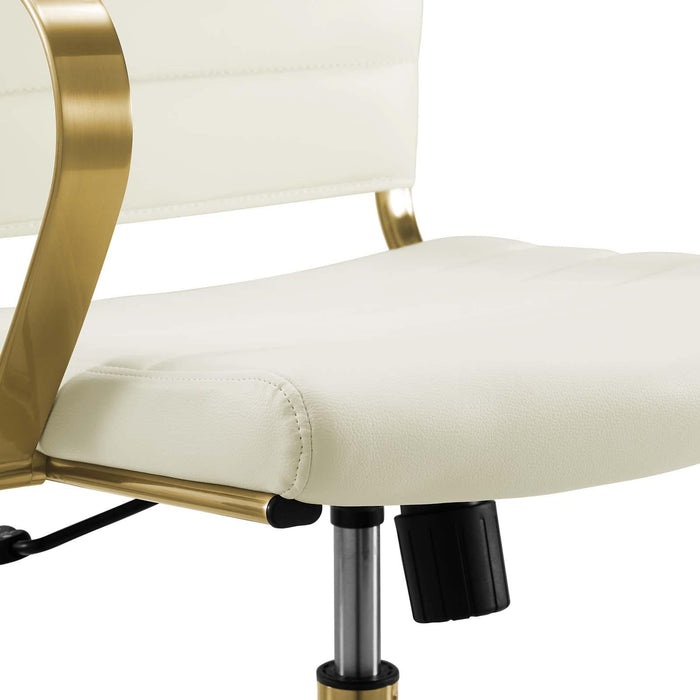 Jive Gold Stainless Steel Highback Office Chair