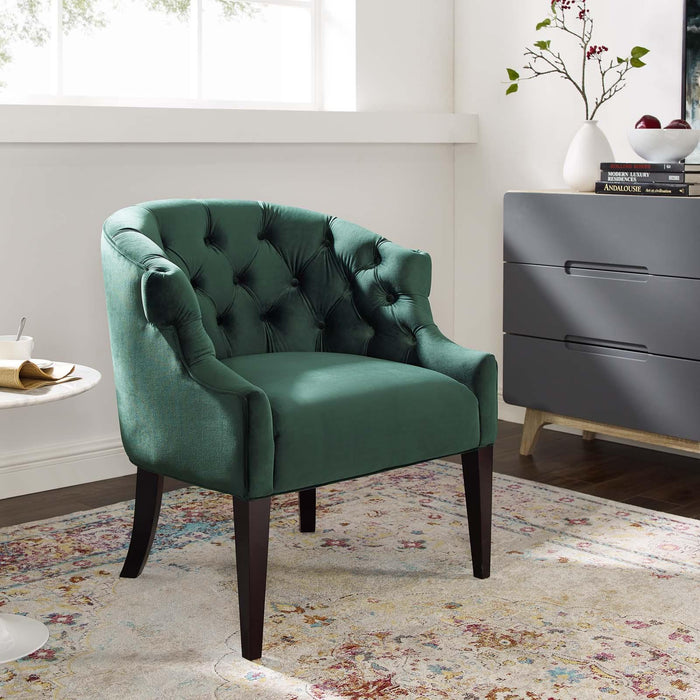 Precept Accent Performance Velvet Armchair